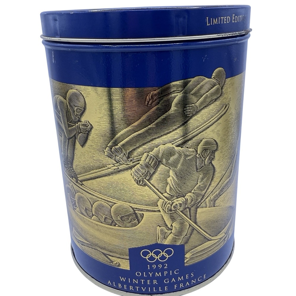 Vintage Uncle Ben's Rice 1992 U.S. Winter Olympics Limited Edition‎ Tin (Empty)